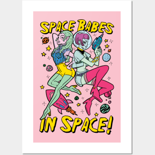 SPACE BABES Posters and Art